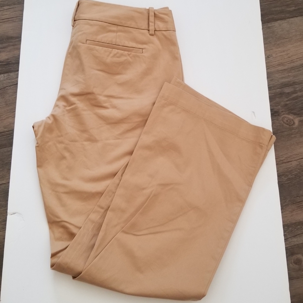 LOFT Tan Marisa Fit Petite Pants
